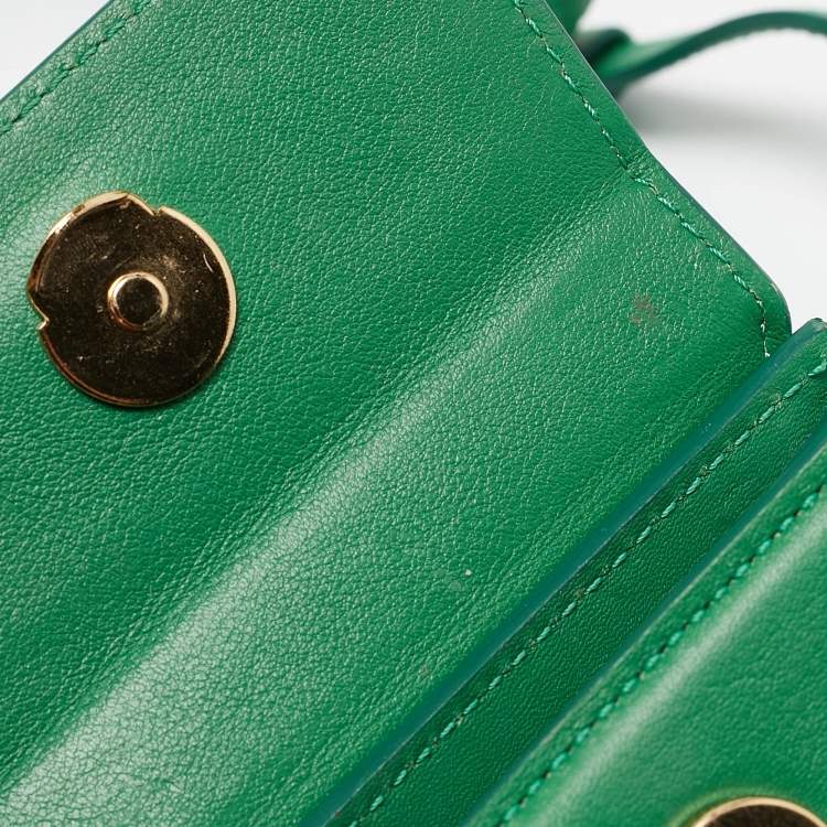 Pre Owned Jacquemus Green Leather Le Chiquito Mini Bag