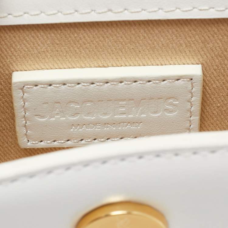 Pre Owned Jacquemus White Leather Le Chiquito Mini Bag