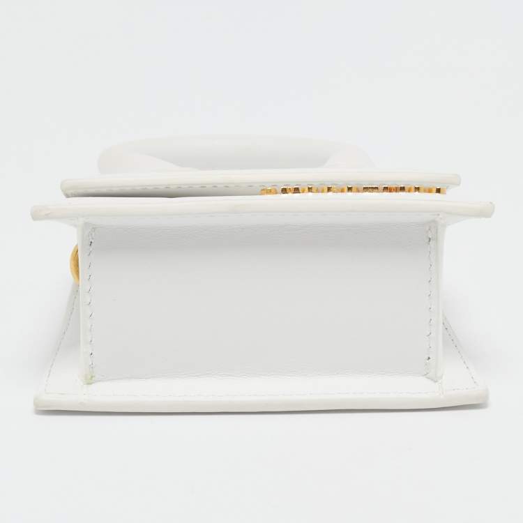 Pre Owned Jacquemus White Leather Le Chiquito Mini Bag