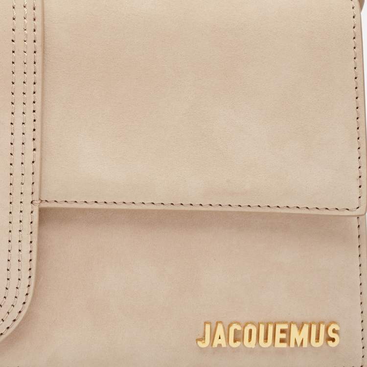 Pre Owned Jacquemus Light Beige Le Bambino Long Shoulder Bag