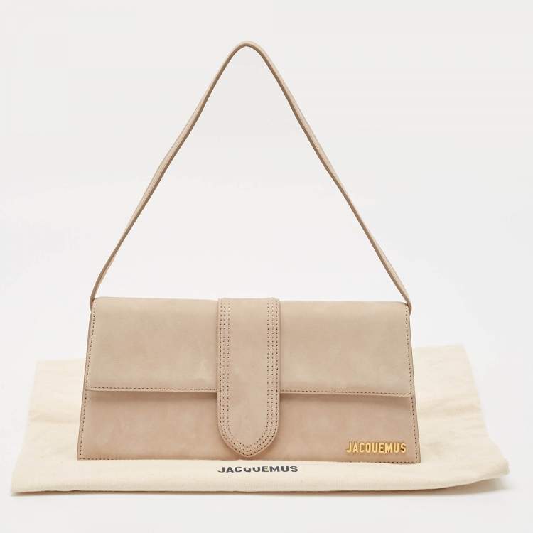 Pre Owned Jacquemus Light Beige Le Bambino Long Shoulder Bag