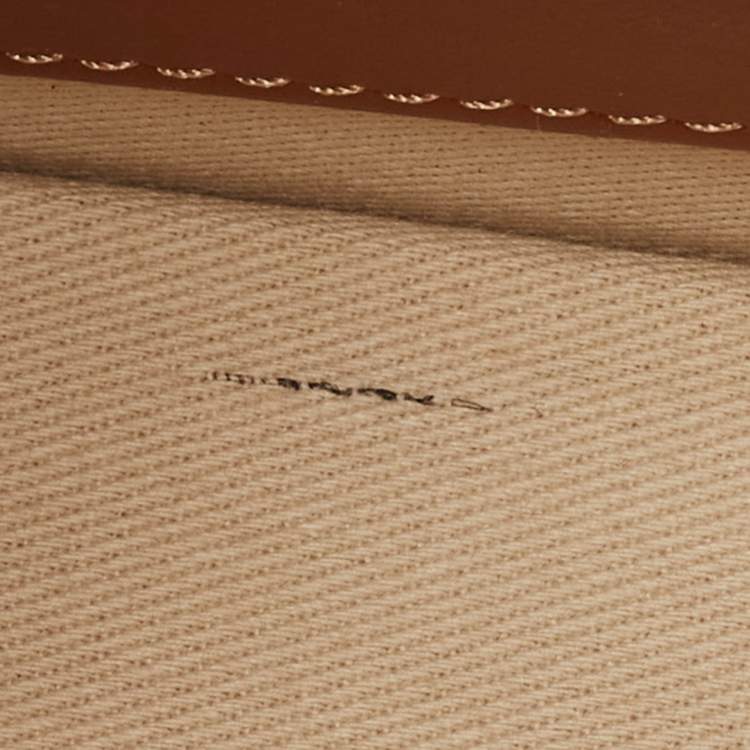 Pre Owned Jacquemus Brown Leather Le Grand Bambino Top Handle Bag