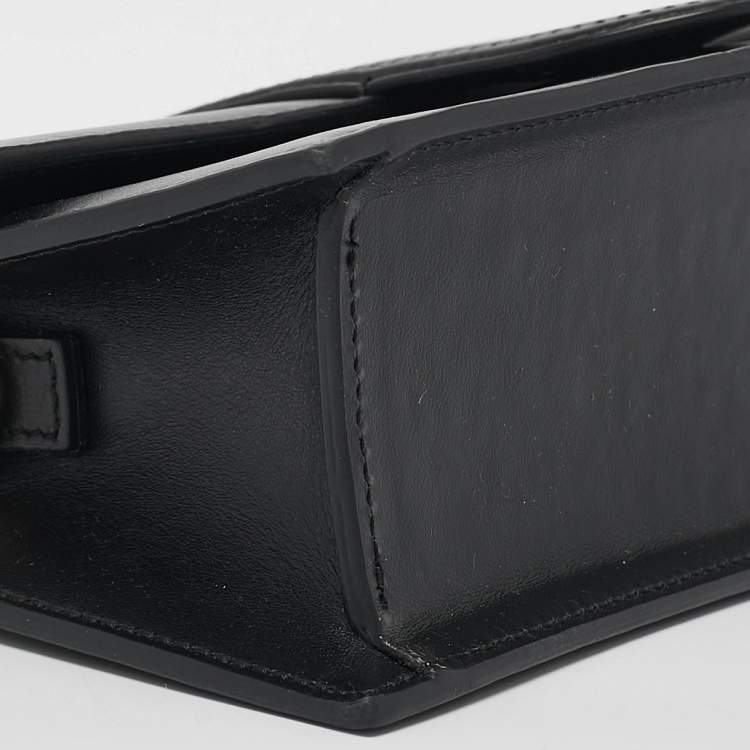 Pre Owned Jacquemus Black Leather Le Grand Bambino Top Handle Bag
