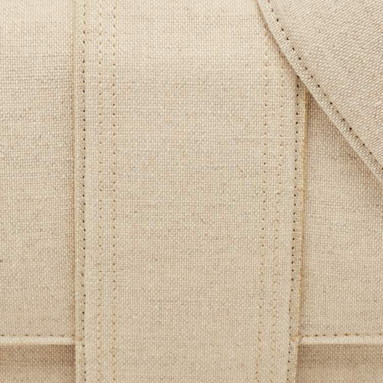 Pre Owned Jacquemus Light Beige Fabric Le Bambinou Top Handle Bag