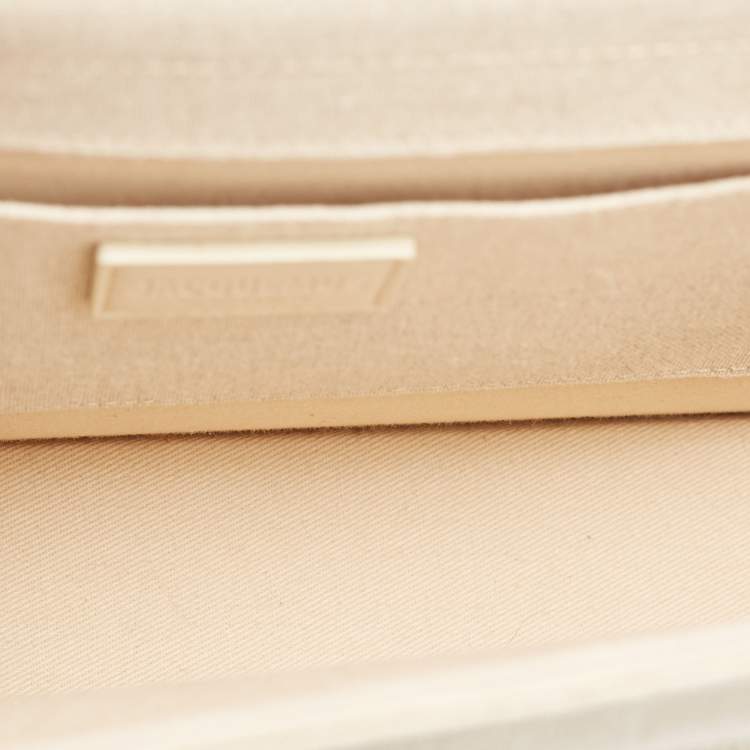 Pre Owned Jacquemus Light Beige Fabric Le Bambinou Top Handle Bag