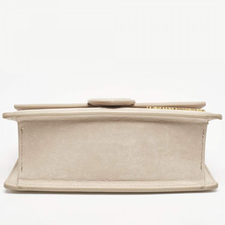 Pre Owned Jacquemus Beige Nubuck Leather Mini Le Bambino Top Handle Bag