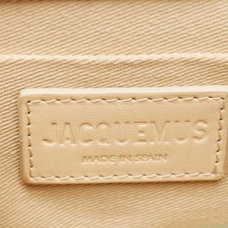 Pre Owned Jacquemus Green Croc Embossed Nubuck Leather Le Chiquito Moyen Top Handle Bag