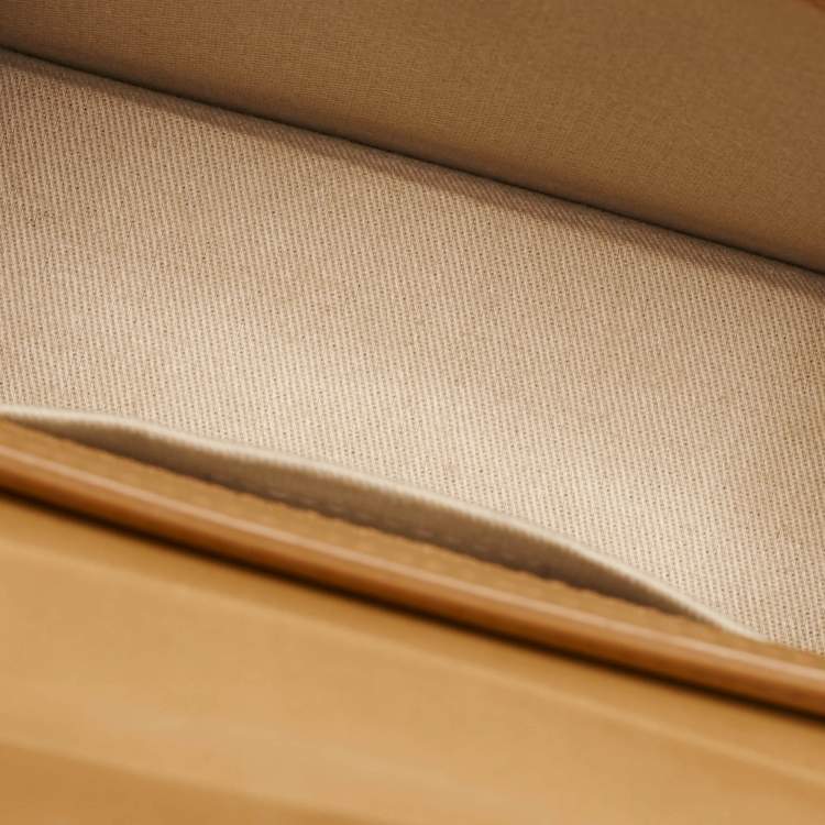 Pre Owned Jacquemus Tan Leather Le Chiquito Noeud Top Handle Bag