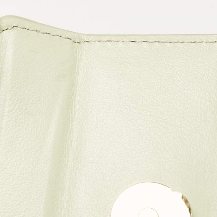 Pre Owned Jacquemus Light Green Leather Mini Le Chiquito Top Handle Bag
