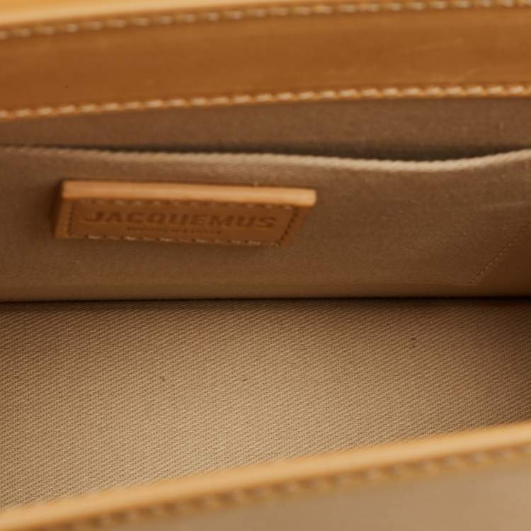 Pre Owned Jacquemus Tan Leather Grand Le Chiquito Top Handle Bag