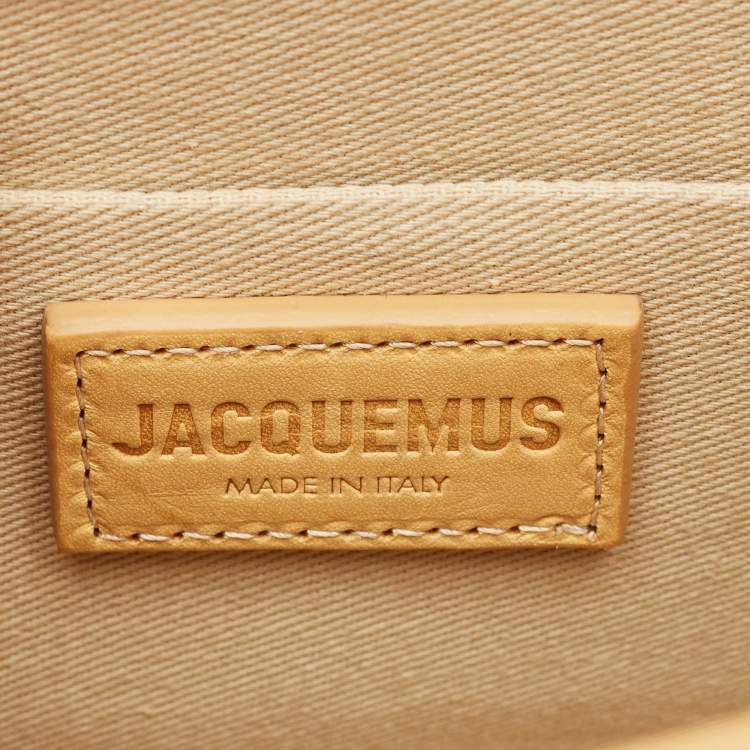 Pre Owned Jacquemus Tan Leather Grand Le Chiquito Top Handle Bag
