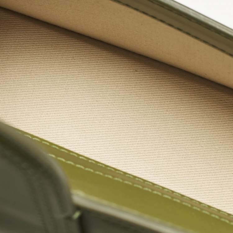 Pre Owned Jacquemus Olive Green Leather The Bambino Les Classiques Top Handle Bag