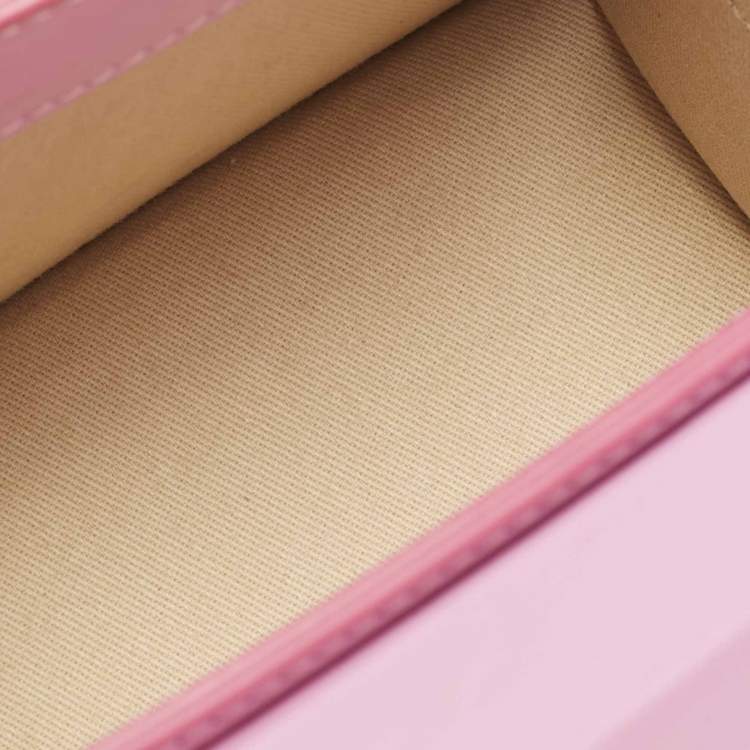 Pre Owned Jacquemus Pink Leather Le Chiquito Moyen Top Handle Bag