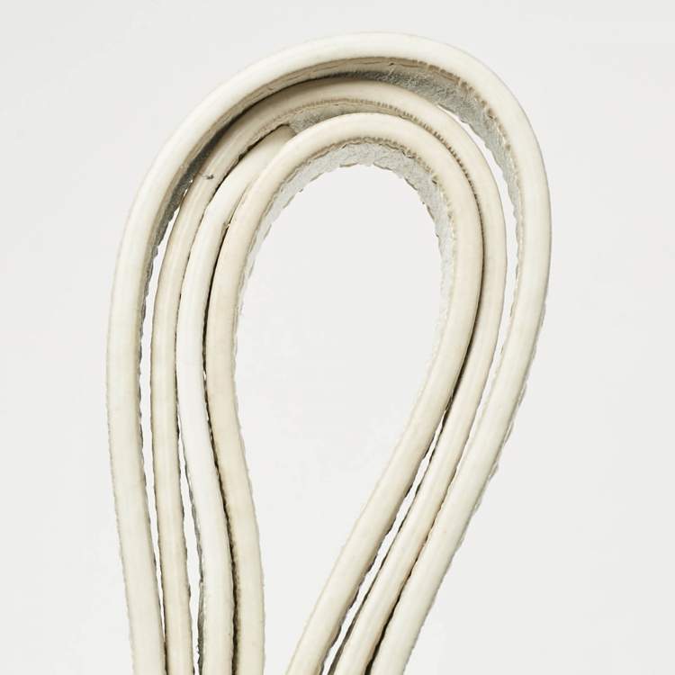 Pre Owned Jacquemus White Leather Le Chiquito Moyen Top Handle Bag