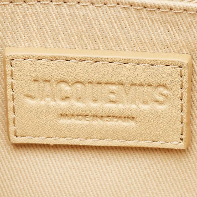 Pre Owned Jacquemus Orange Fabric Le Carinu Shoulder Bag