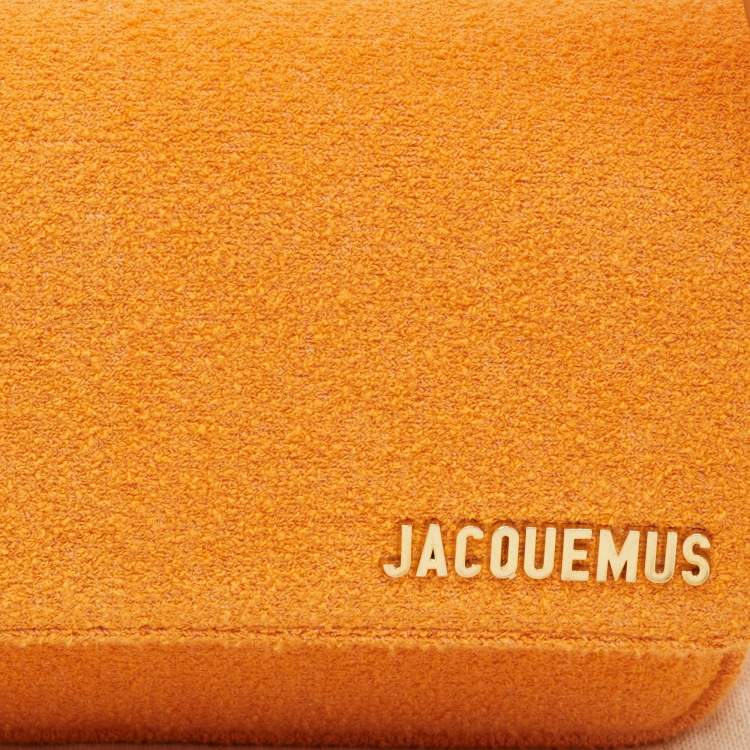 Pre Owned Jacquemus Orange Fabric Le Carinu Shoulder Bag