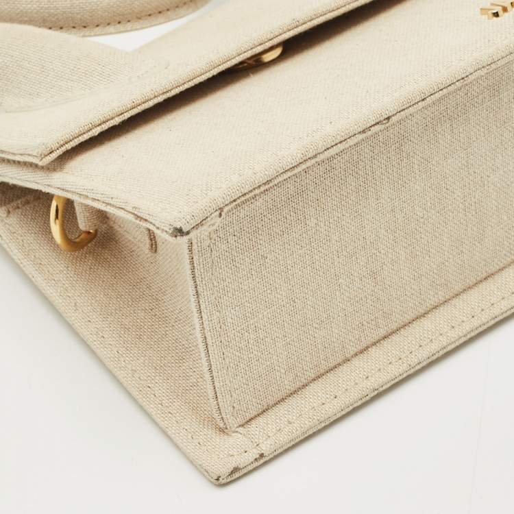 Pre Owned Jacquemus Beige Fabric Le Chiquito Noeud Top Handle Bag
