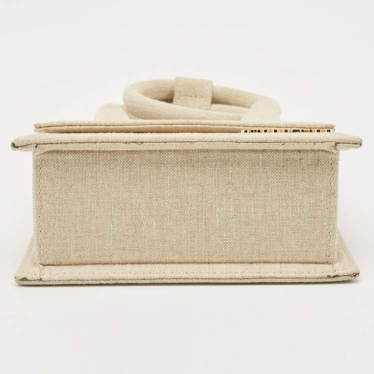 Pre Owned Jacquemus Beige Fabric Le Chiquito Noeud Top Handle Bag