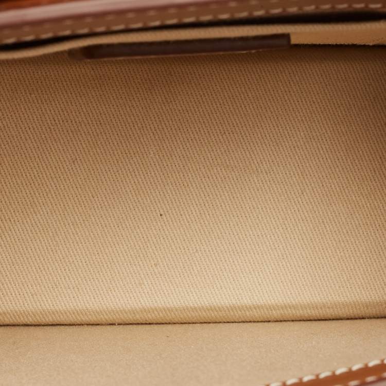 Pre Owned Jacquemus Brown Leather Le Chiquito Noeud Top Handle Bag