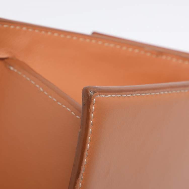 Pre Owned Jacquemus Brown Leather Le Chiquito Moyen Top Handle Bag