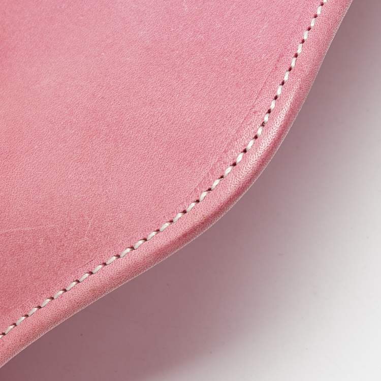 Pre Owned Jacquemus Pink Leather La Banane Belt Bag