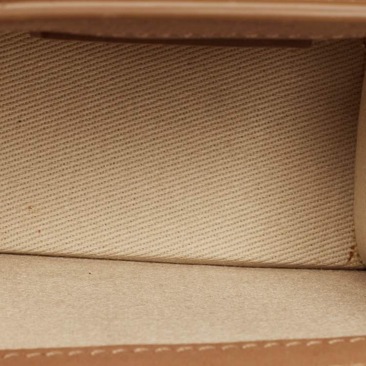 Pre Owned Jacquemus Brown Leather Mini Le Chiquito Top Handle Bag