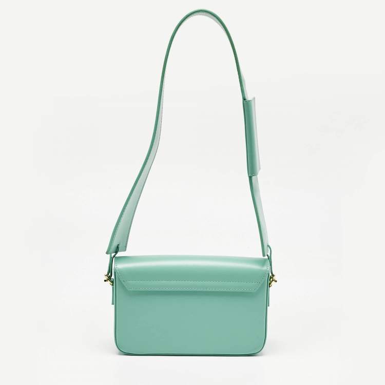 Pre Owned Jacquemus Light Green Le Carinu Shoulder Bag