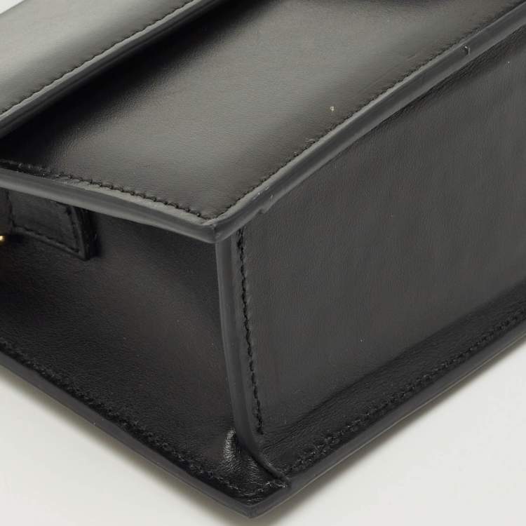 مملوكة مسبقًا Jacquemus Black Leather Le Grand Bambino Top Handle Bag