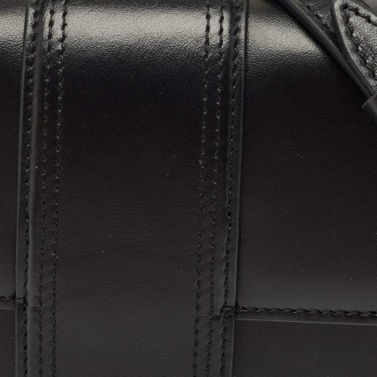 مملوكة مسبقًا Jacquemus Black Leather Le Grand Bambino Top Handle Bag