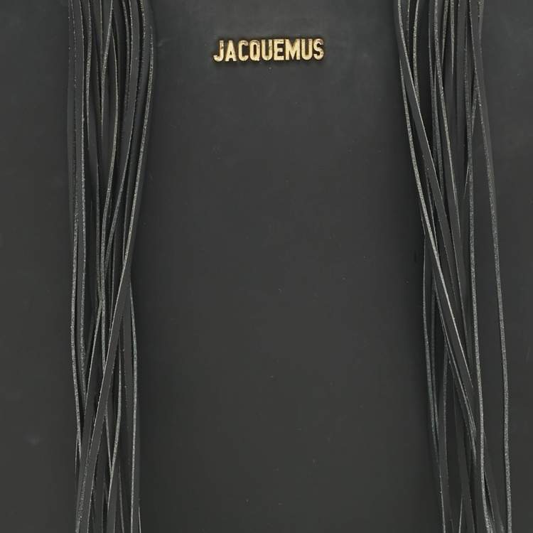 Pre Owned Jacquemus Black Leather Le A4 Tote