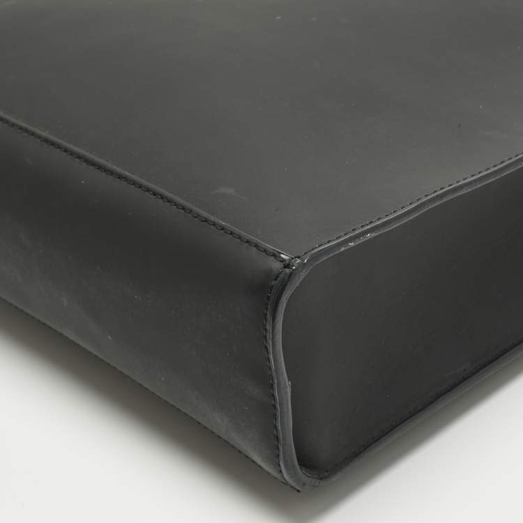 Pre Owned Jacquemus Black Leather Le A4 Tote