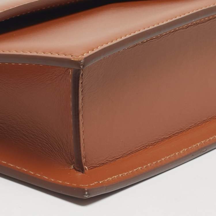 Pre Owned Jacquemus Brown Leather Le Bambino Long Shoulder Bag