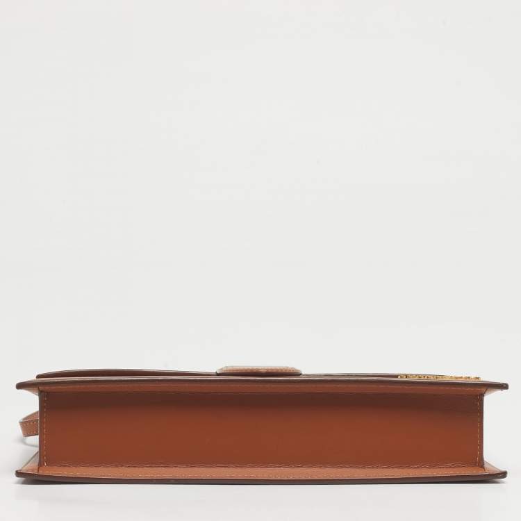 Pre Owned Jacquemus Brown Leather Le Bambino Long Shoulder Bag