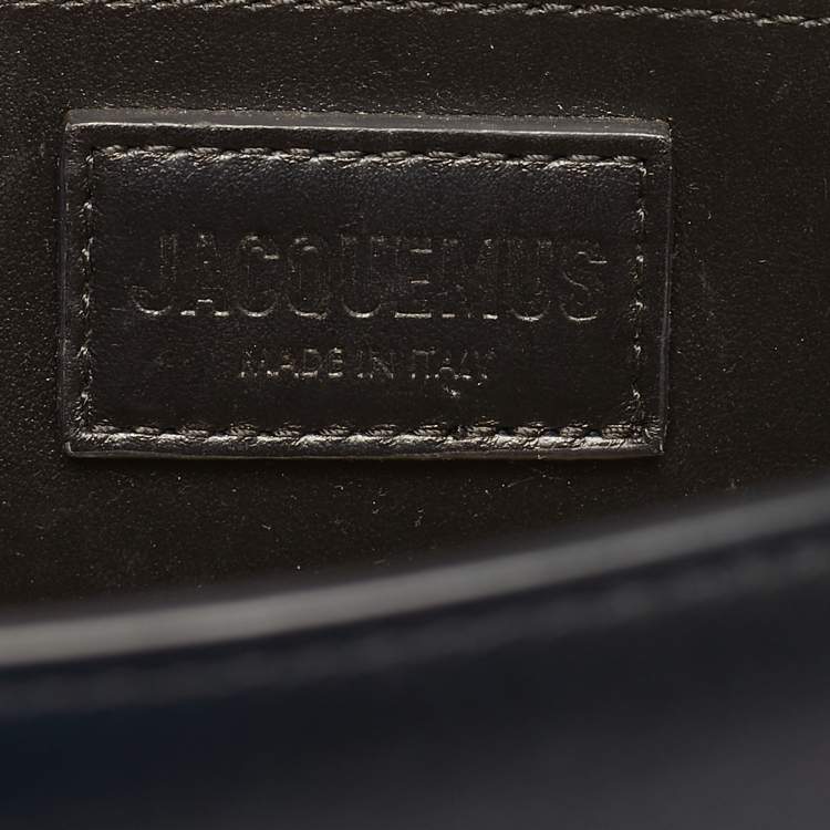 Pre Owned Jacquemus Black Leather Le Grand Bambino Top Handle Bag