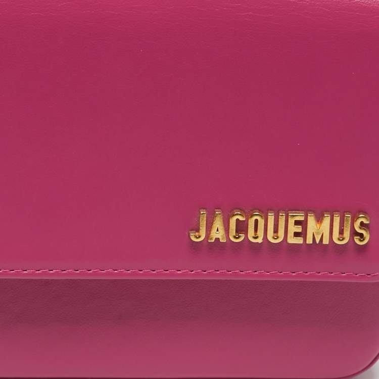 مملوكة مسبقًا Jacquemus Pink Leather Le Carinu Shoulder Bag