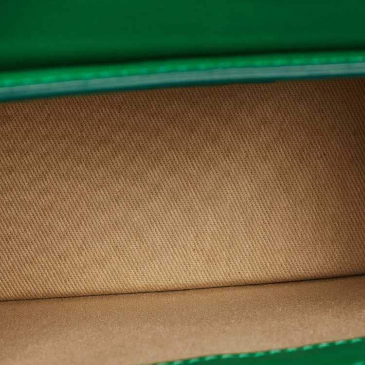 Pre Owned Jacquemus Green Leather Le Chiquito Moyen Top Handle Bag