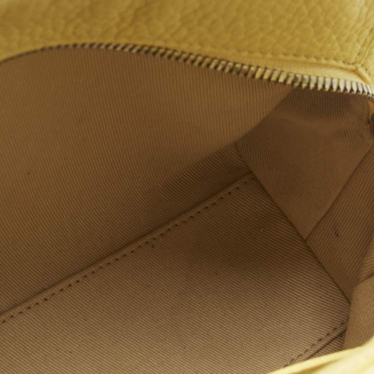 Pre Owned Jacquemus Yellow Leather Le Petit Turismo Bag