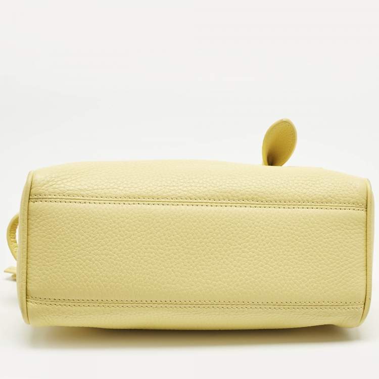 Pre Owned Jacquemus Yellow Leather Le Petit Turismo Bag