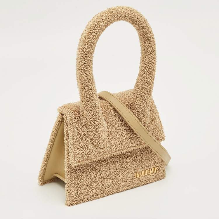 Pre Owned Jacquemus Beige Le Papier Le Chiquito Moyen Top Handle Bag