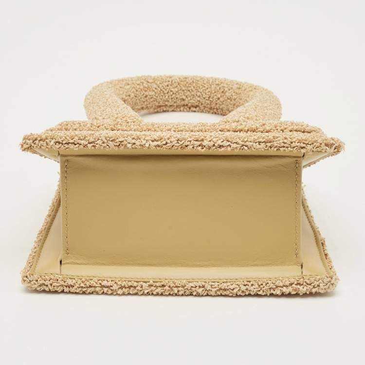 Pre Owned Jacquemus Beige Le Papier Le Chiquito Moyen Top Handle Bag