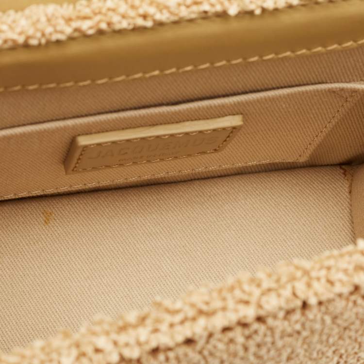 Pre Owned Jacquemus Beige Le Papier Le Chiquito Moyen Top Handle Bag