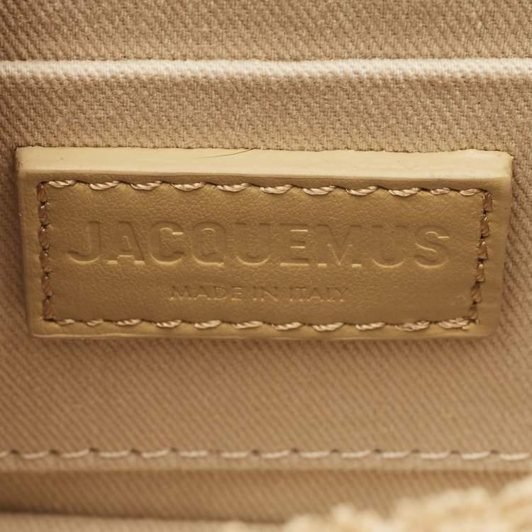 Pre Owned Jacquemus Beige Le Papier Le Chiquito Moyen Top Handle Bag