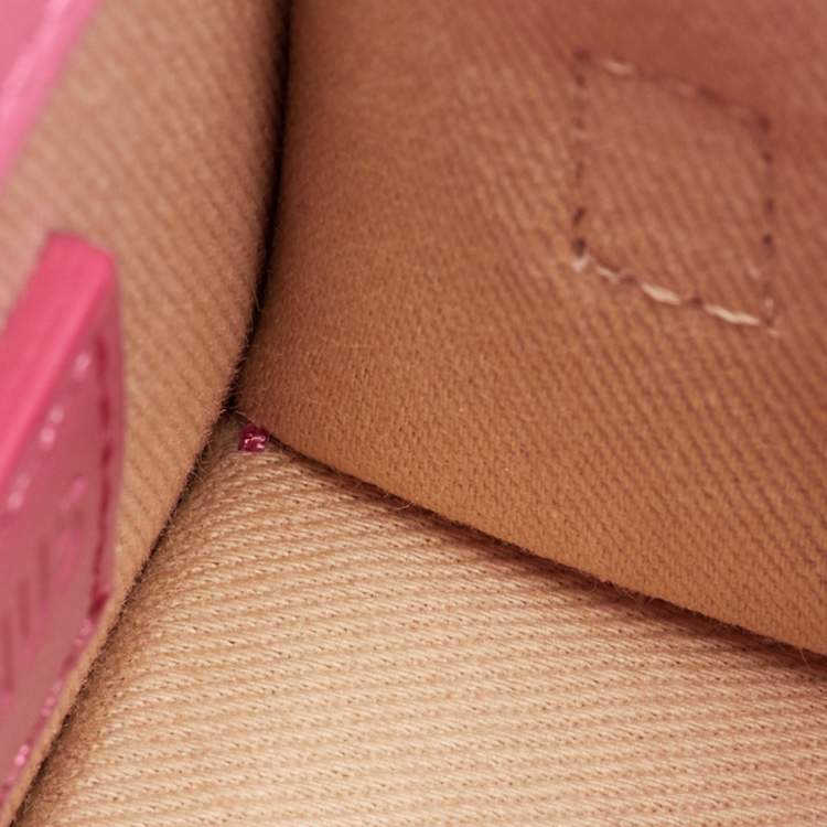 Pre Owned Jacquemus Le Chiquito Mini Pink Leather Top Handle Bag