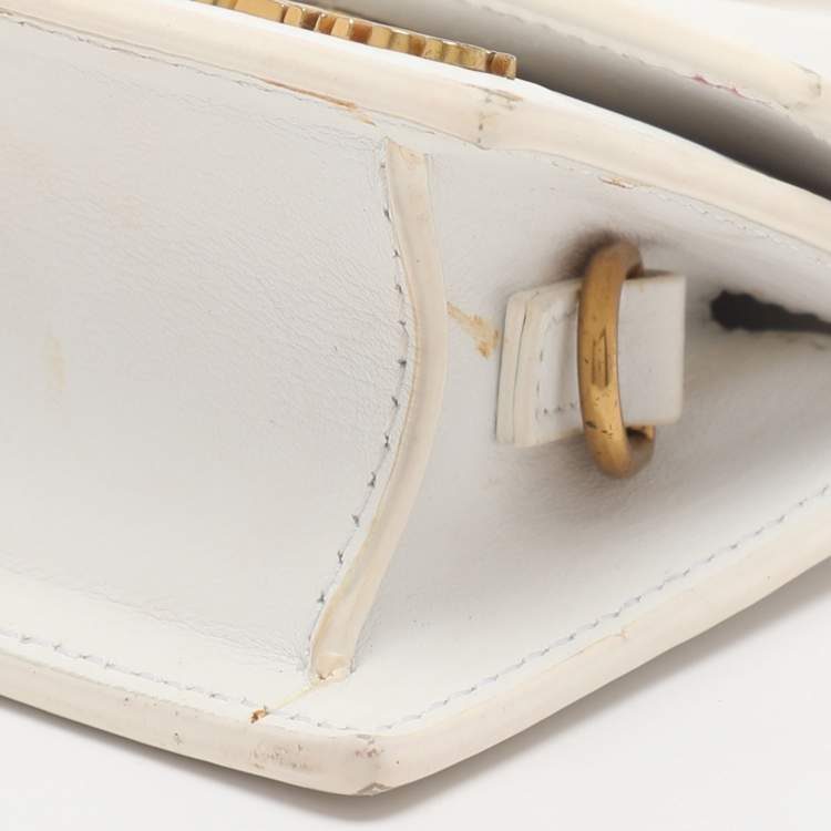 مملوكة مسبقًا Jacquemus le chiquito Micro White Leather Clutch