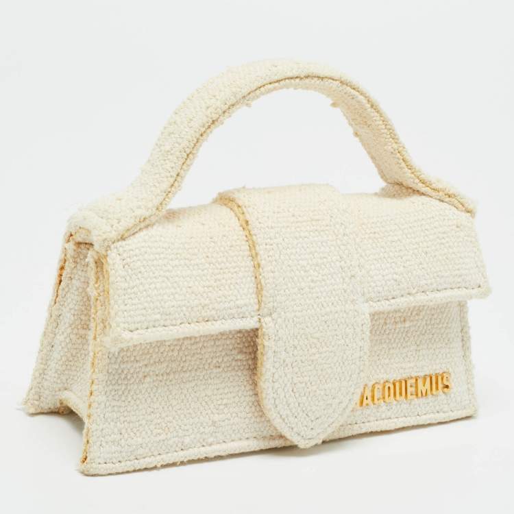 مملوكة مسبقًا Jacquemus Le Bambino Mini Off White Top Handle Bag