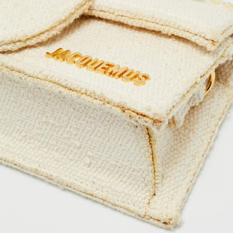 مملوكة مسبقًا Jacquemus Le Bambino Mini Off White Top Handle Bag