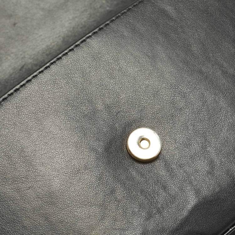 Pre Owned Jacquemus Le Carinu Black Leather Shoulder Bag