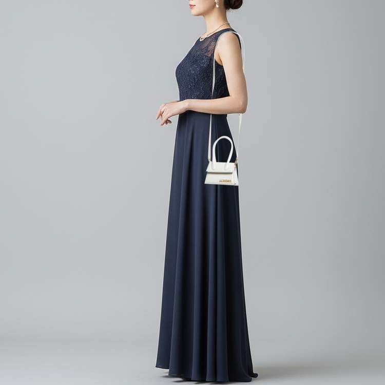 Pre Owned Jacquemus Le Chiquito Mini White Leather Top Handle Bag