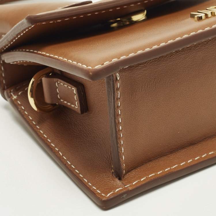 Pre Owned Jacquemus Le Chiquito Mini Leather Top Handle Bag