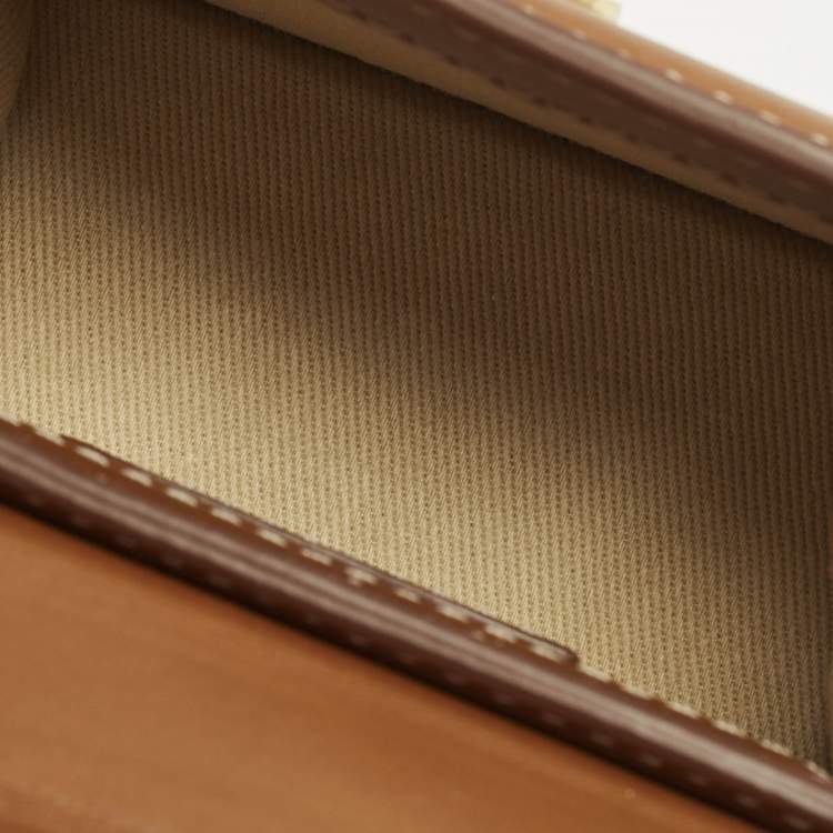 Pre Owned Jacquemus Le Chiquito Mini Leather Top Handle Bag